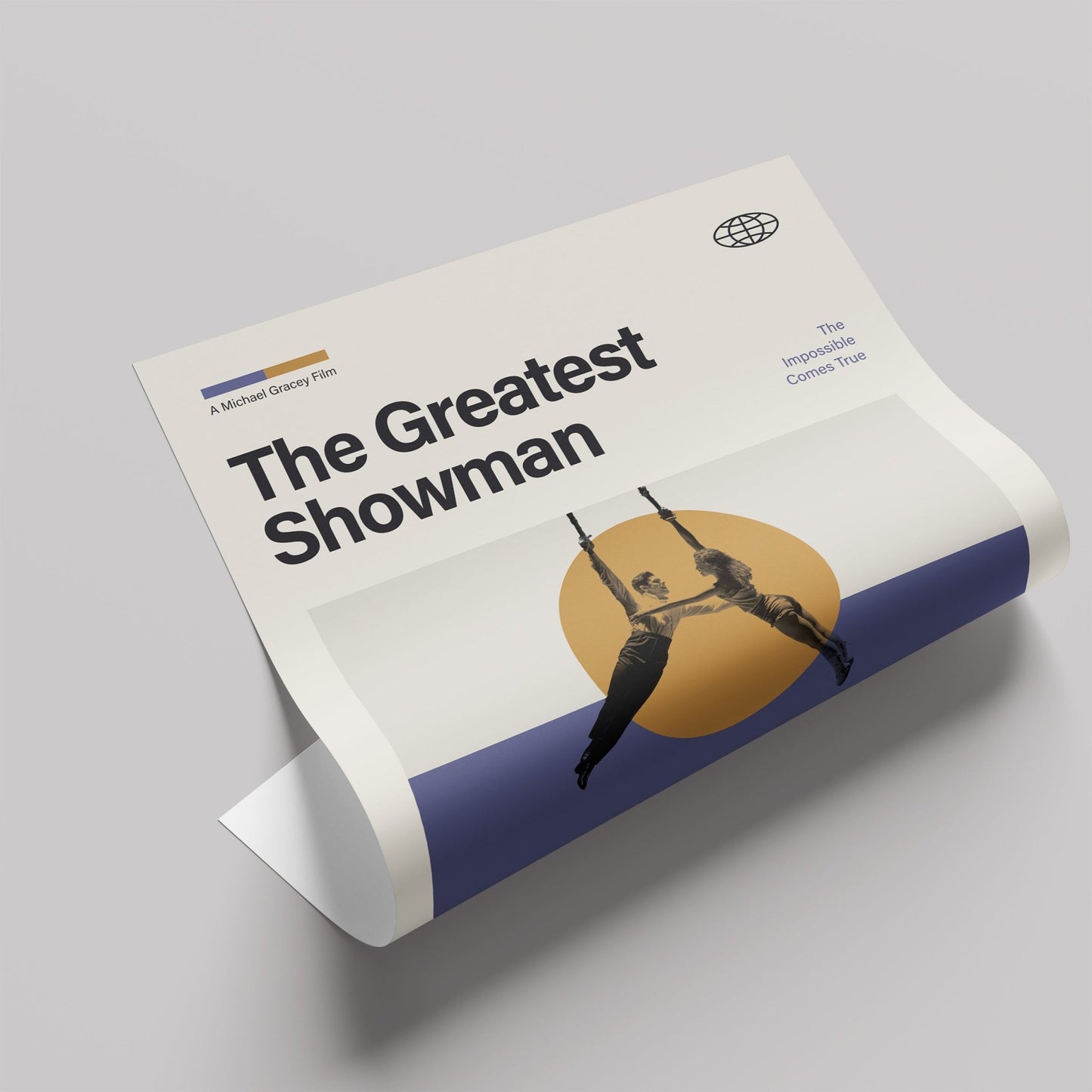 「グレイテスト・ショーマン」ミニマリストアートポスター - Ink Jp