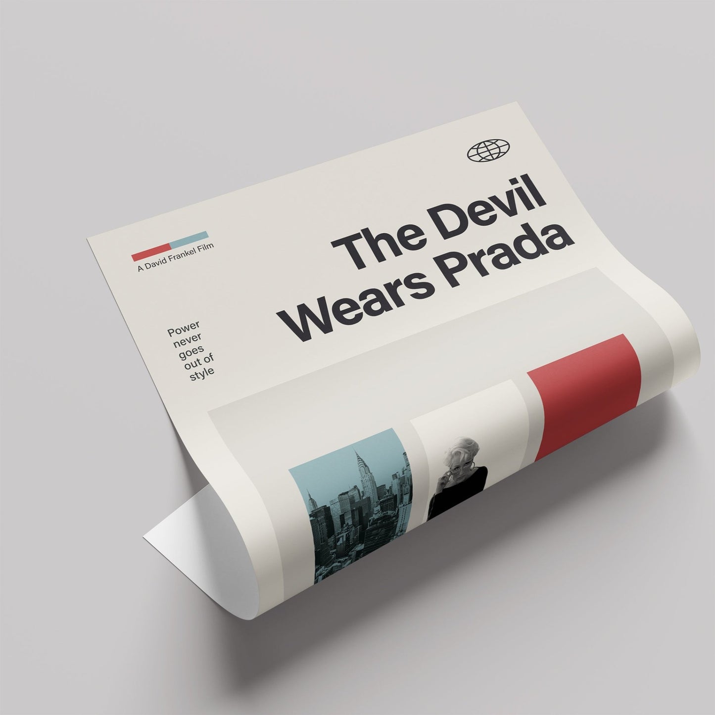 「プラダを着た悪魔」ミニマリストアートポスター - Ink Jp