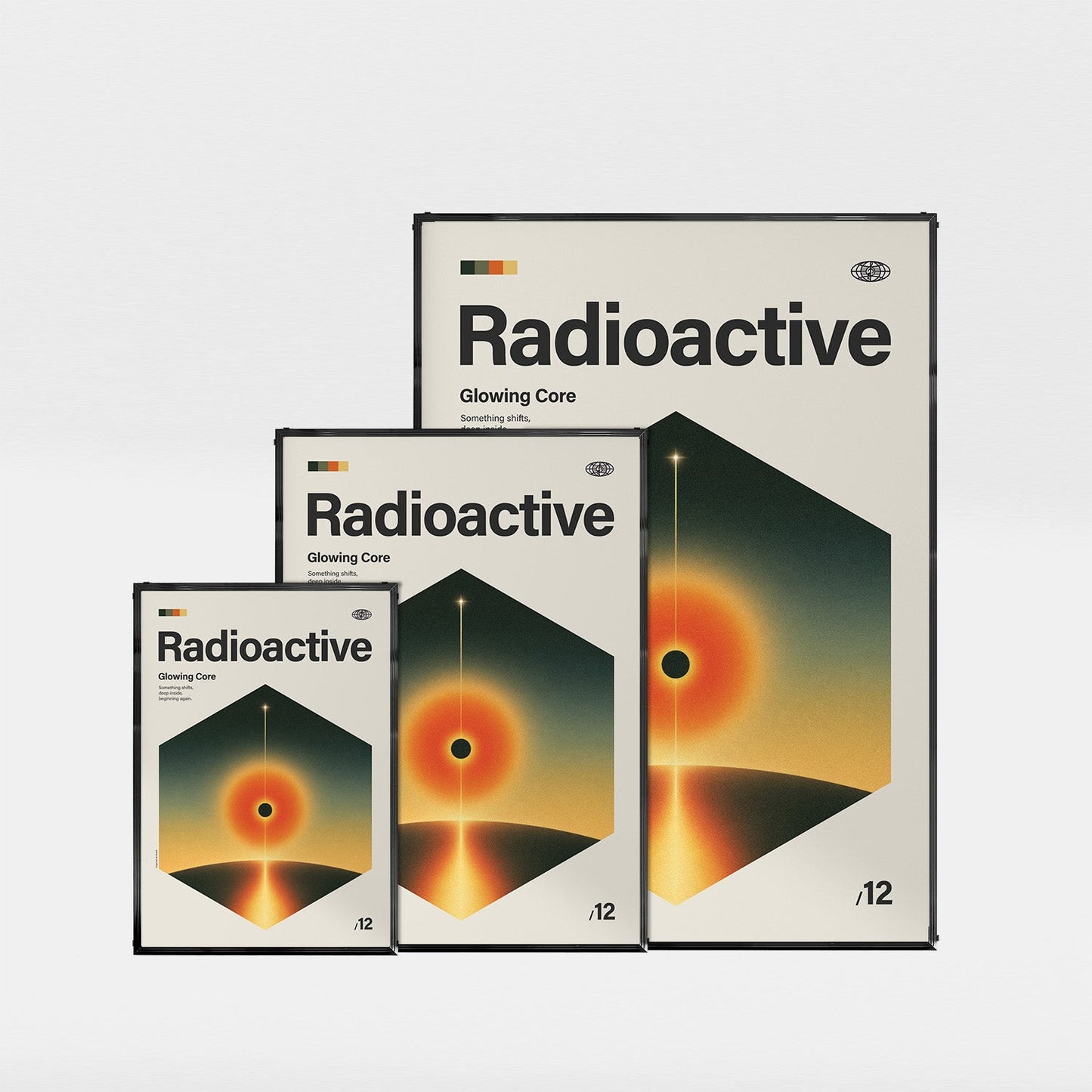 「Radioactive」音楽インスパイア アートポスター - Ink Jp
