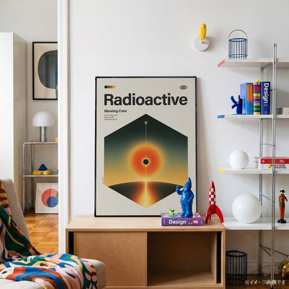「Radioactive」音楽インスパイア アートポスター - Ink Jp