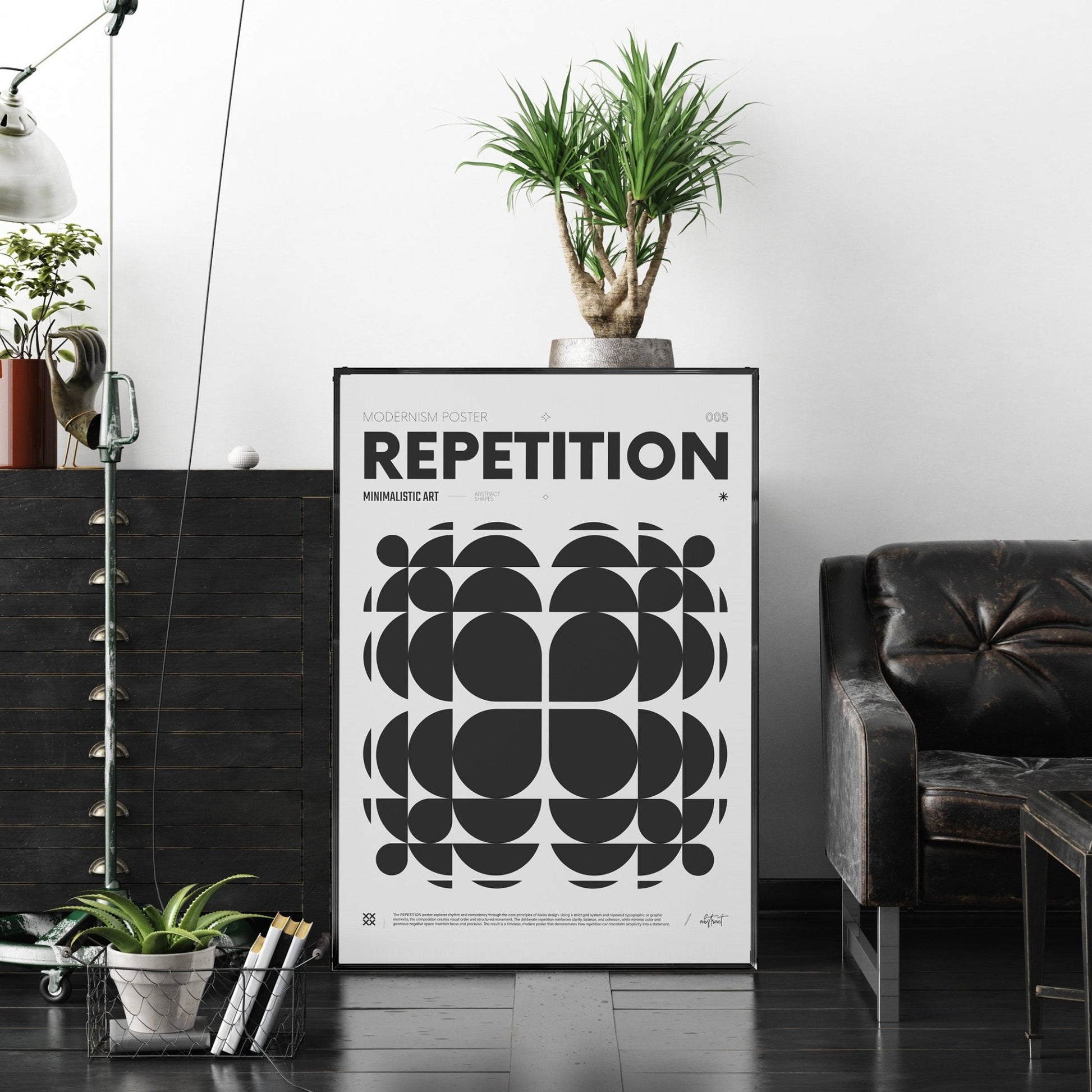「REPETITION」グラフィックアートポスター - Ink Jp