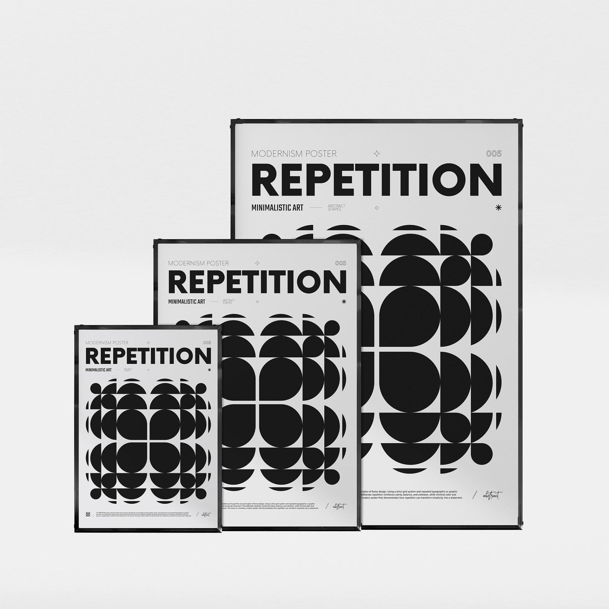 「REPETITION」グラフィックアートポスター - Ink Jp