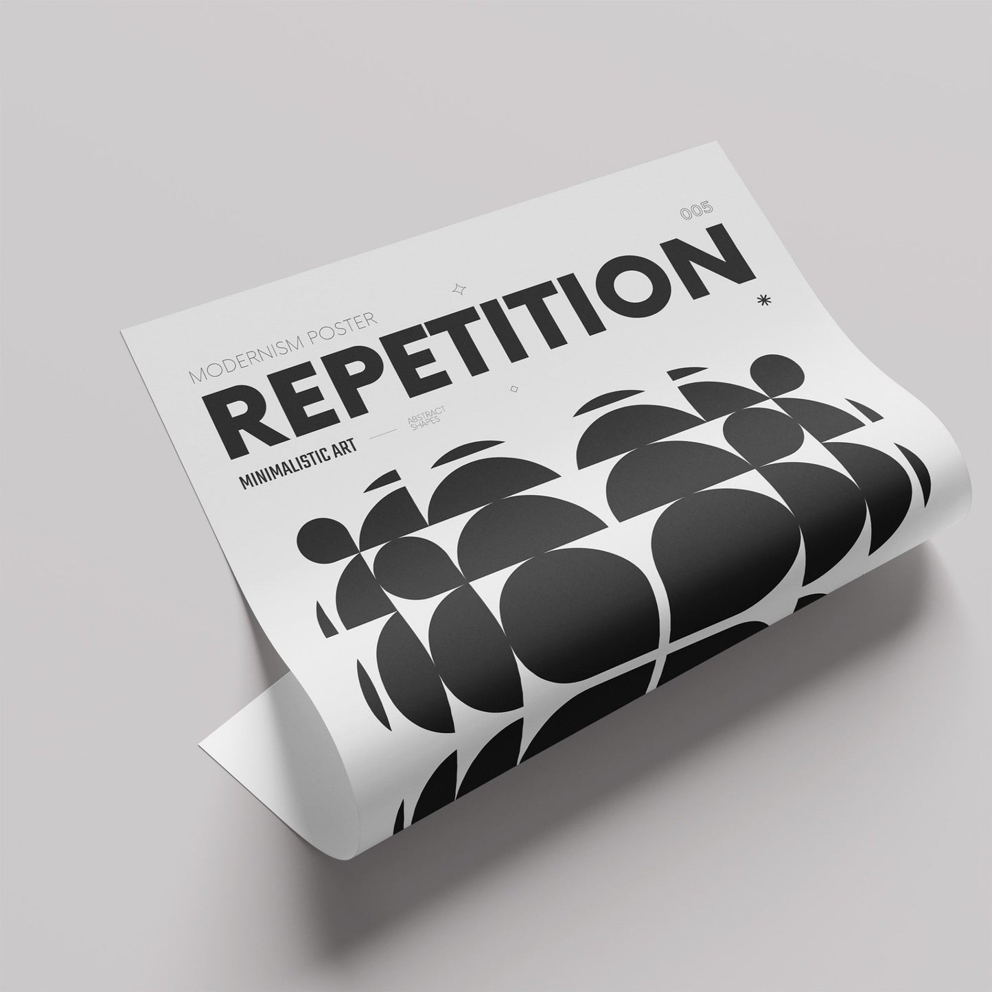 「REPETITION」グラフィックアートポスター - Ink Jp