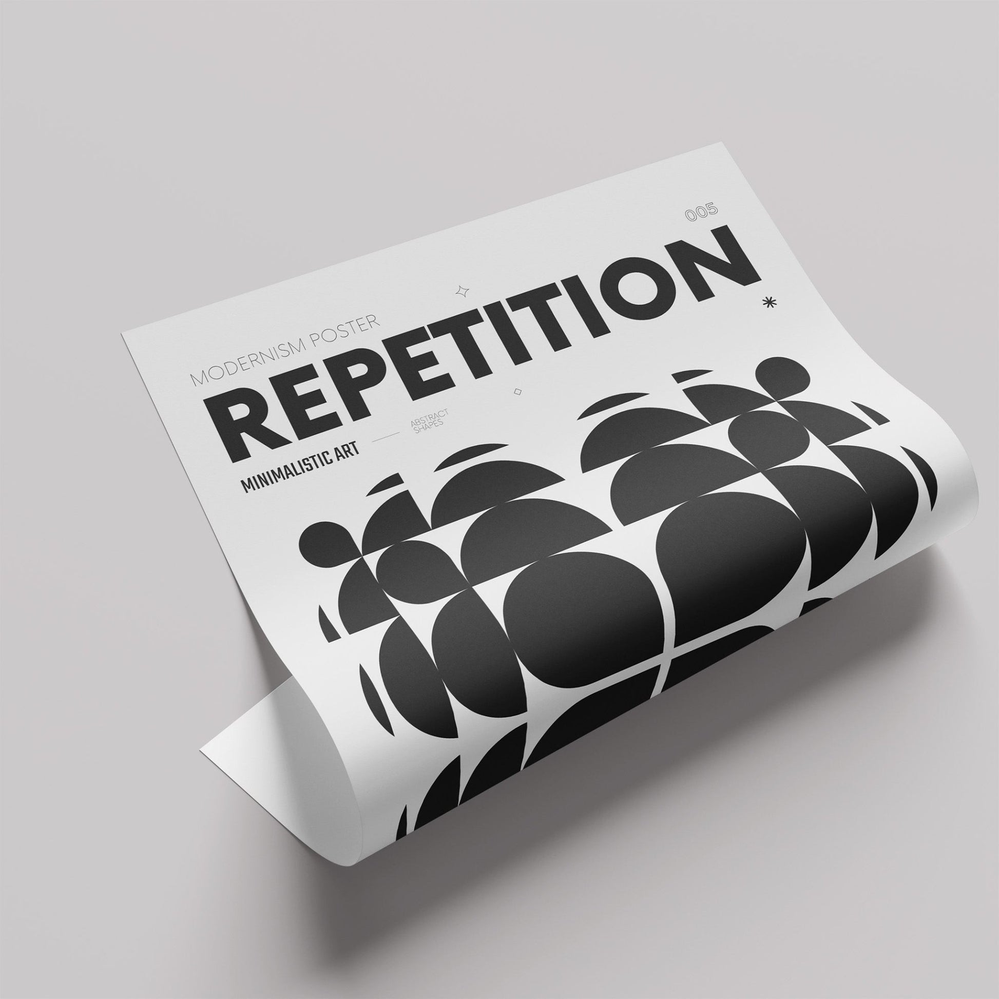 「REPETITION」グラフィックアートポスター - Ink Jp