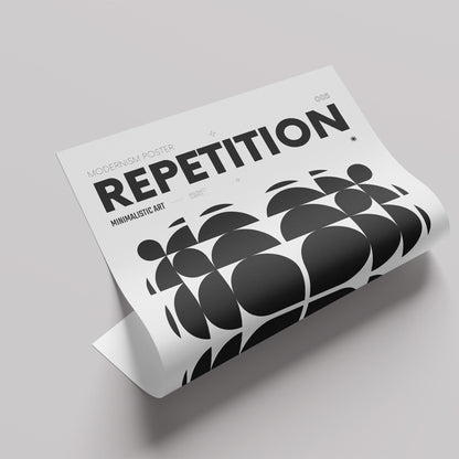 「REPETITION」グラフィックアートポスター - Ink Jp