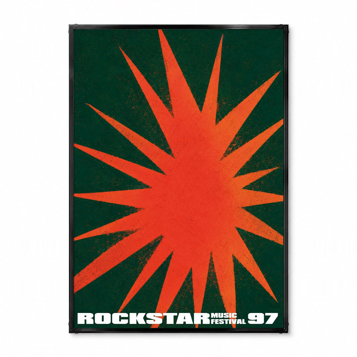 「ROCKSTAR Music Festival 97」ミュージックポスター - Ink Jp