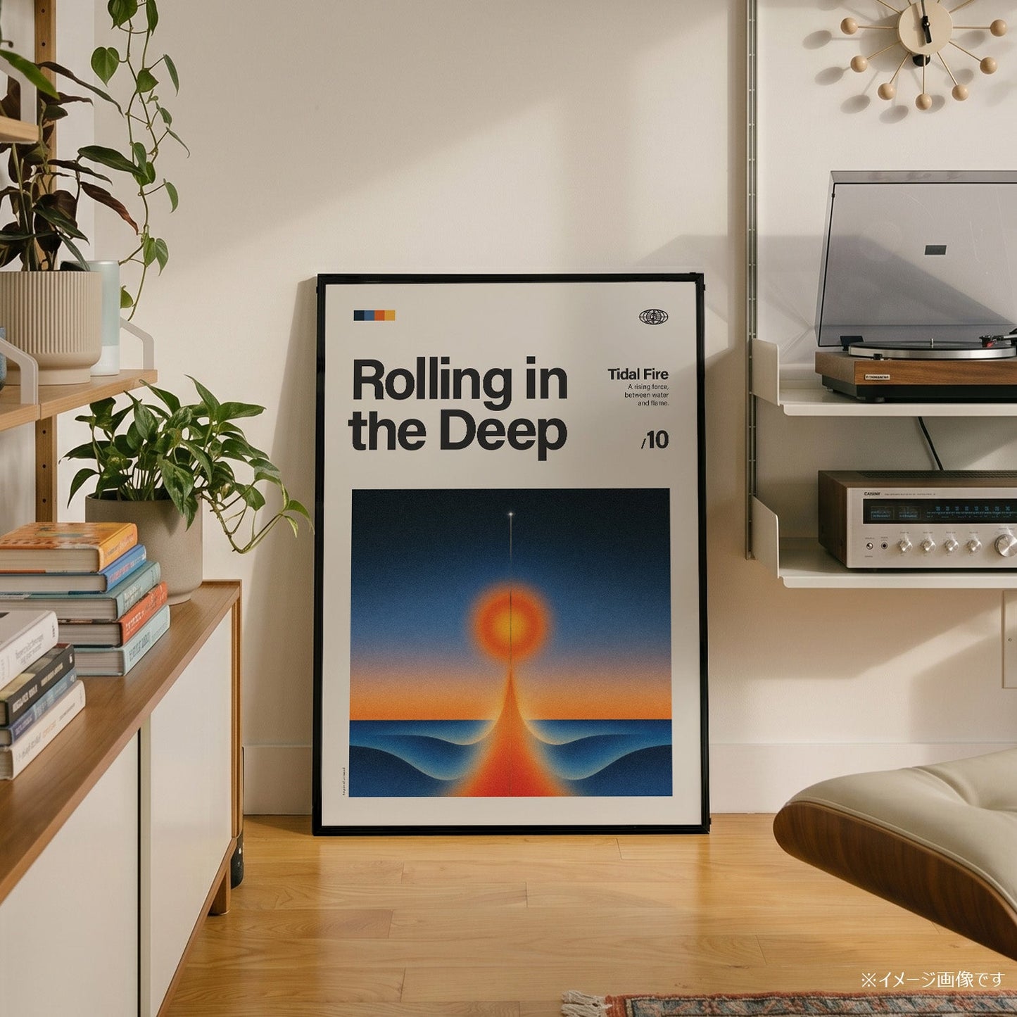 「Rolling in the Deep」音楽インスパイア アートポスター - Ink Jp