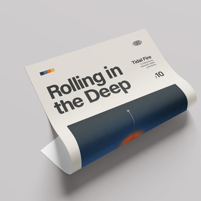 「Rolling in the Deep」音楽インスパイア アートポスター - Ink Jp