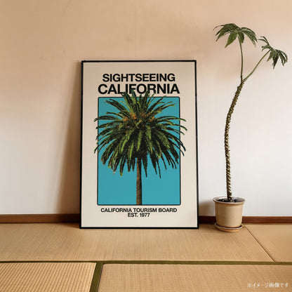 「SIGHTSEEING CALIFORNIA」ヴィンテージトラベルポスター - Ink Jp