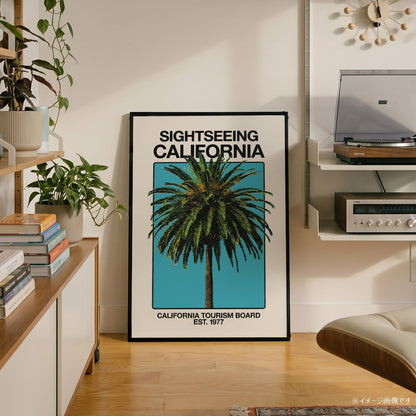 「SIGHTSEEING CALIFORNIA」ヴィンテージトラベルポスター - Ink Jp