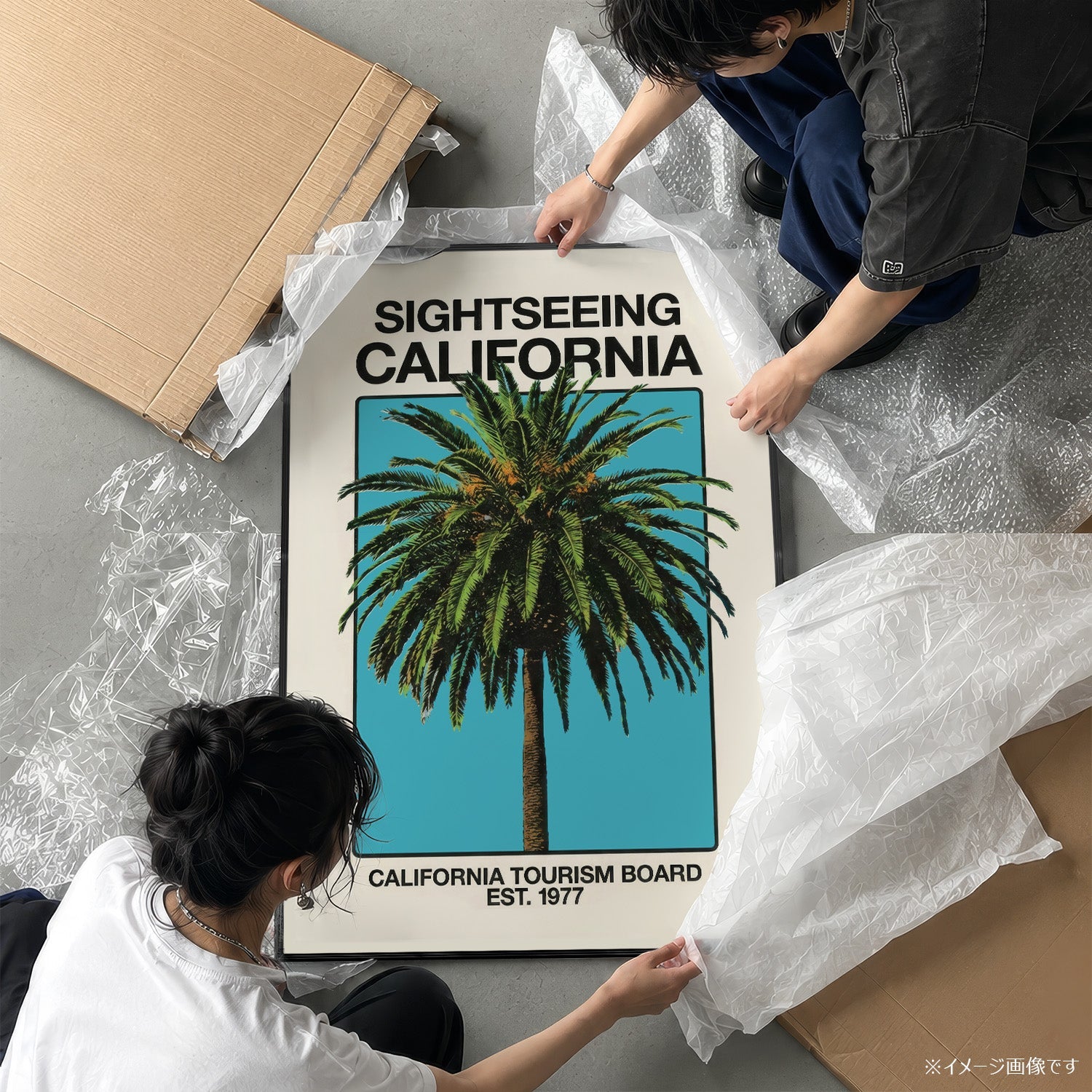 SIGHTSEEING CALIFORNIA」ヴィンテージトラベルポスター – Ink Jp