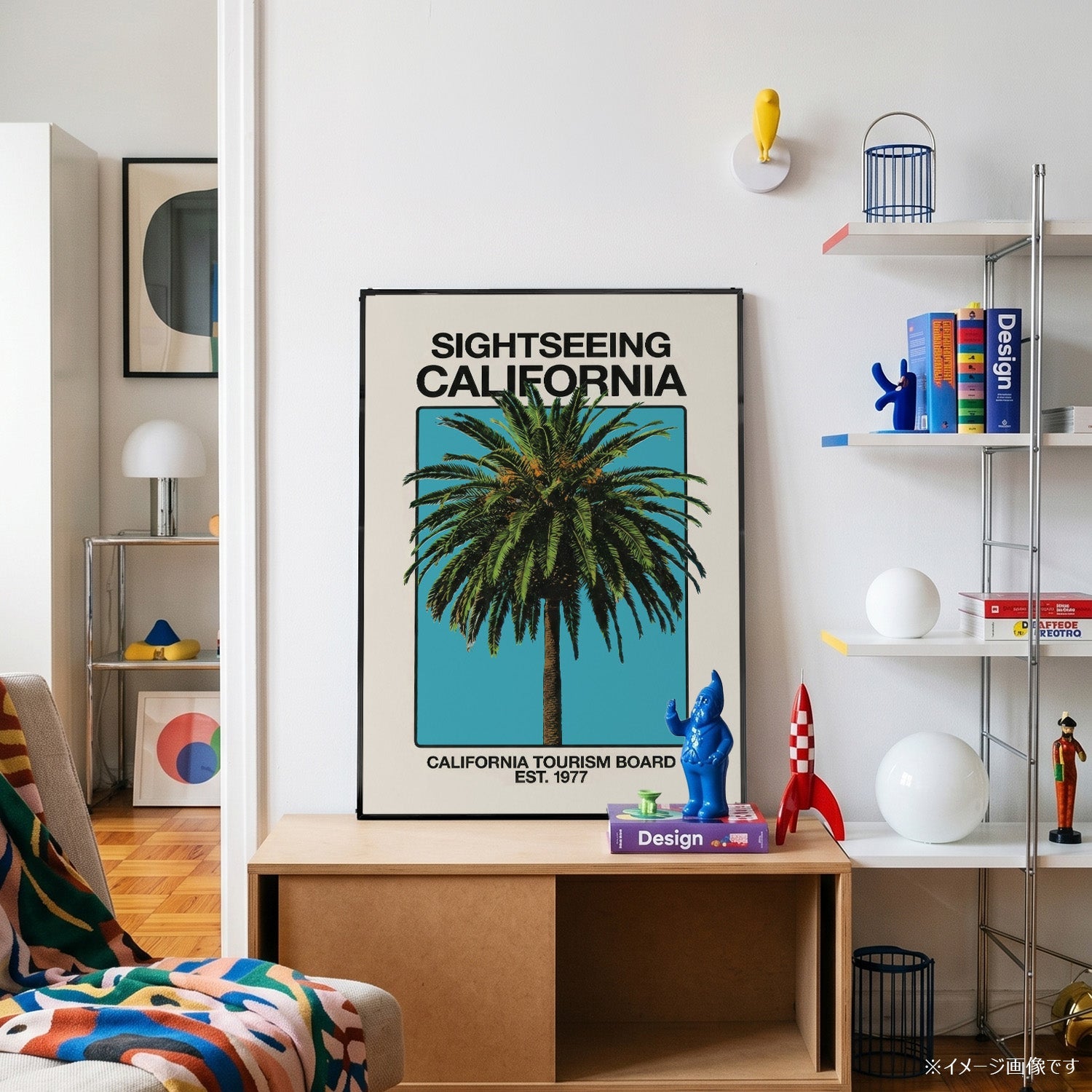 ヴィンテージ　トラベラー　USA 1967年 SIGHTSEEING CALIFORNIA」ヴィンテージトラベルポスター – Ink Jp