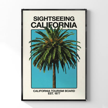「SIGHTSEEING CALIFORNIA」ヴィンテージトラベルポスター - Ink Jp