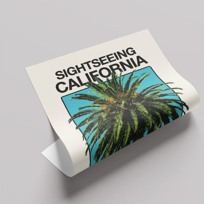 「SIGHTSEEING CALIFORNIA」ヴィンテージトラベルポスター - Ink Jp