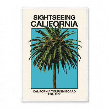「SIGHTSEEING CALIFORNIA」ヴィンテージトラベルポスター - Ink Jp