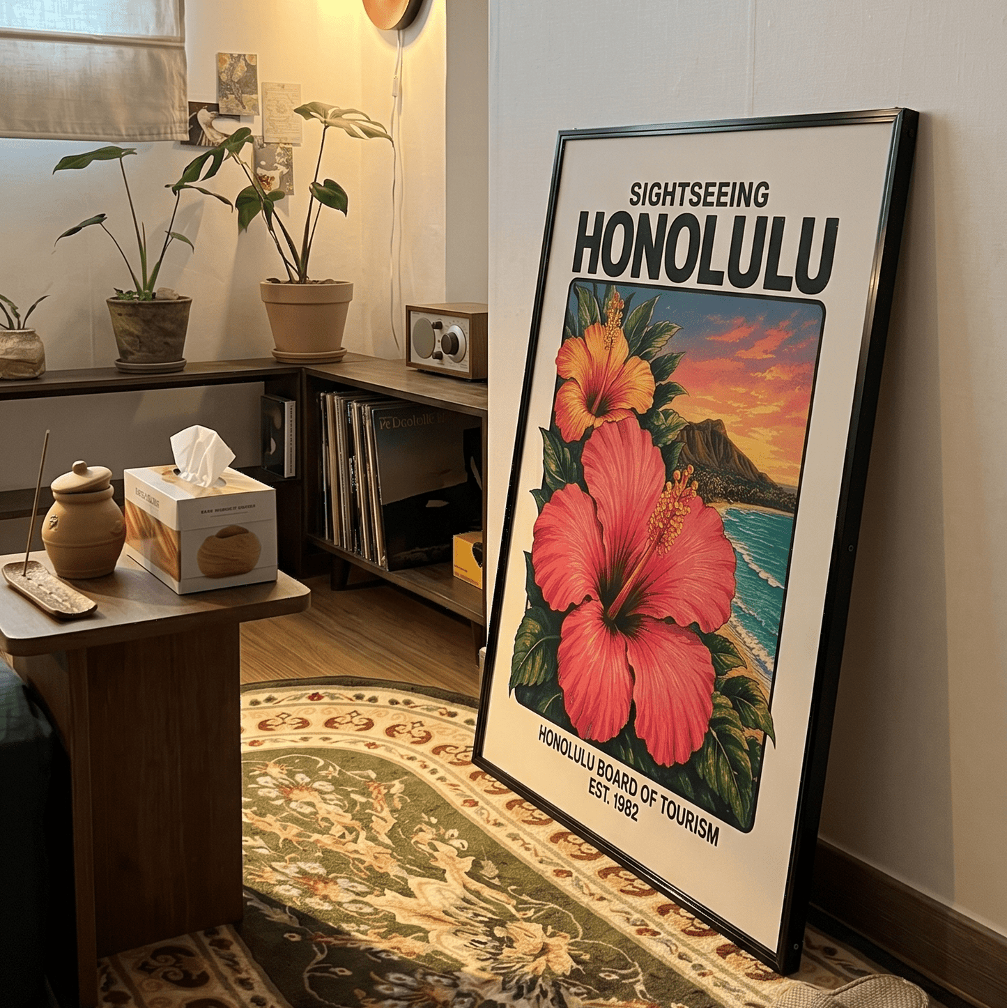 「SIGHTSEEING HONOLULU」ヴィンテージトラベルポスター - Ink Jp