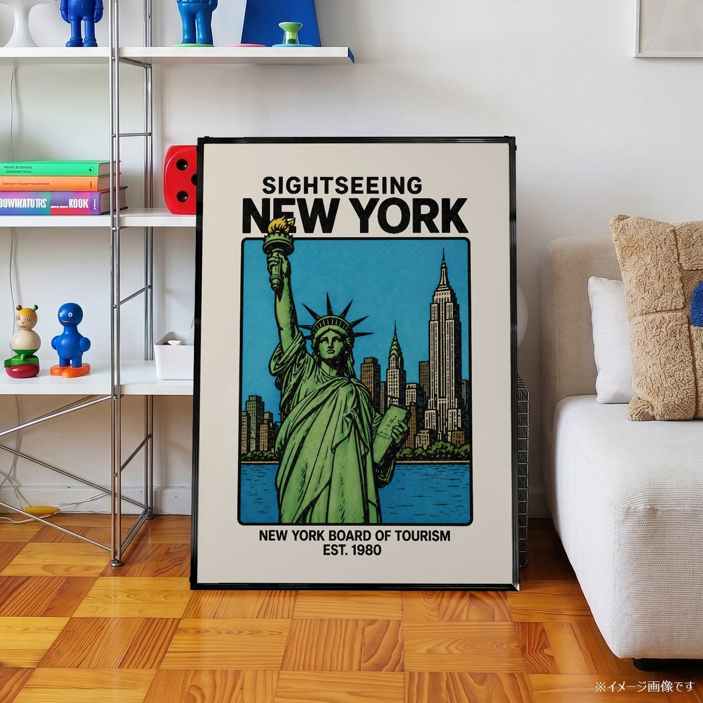 「SIGHTSEEING NEW YORK」ヴィンテージトラベルポスター - Ink Jp