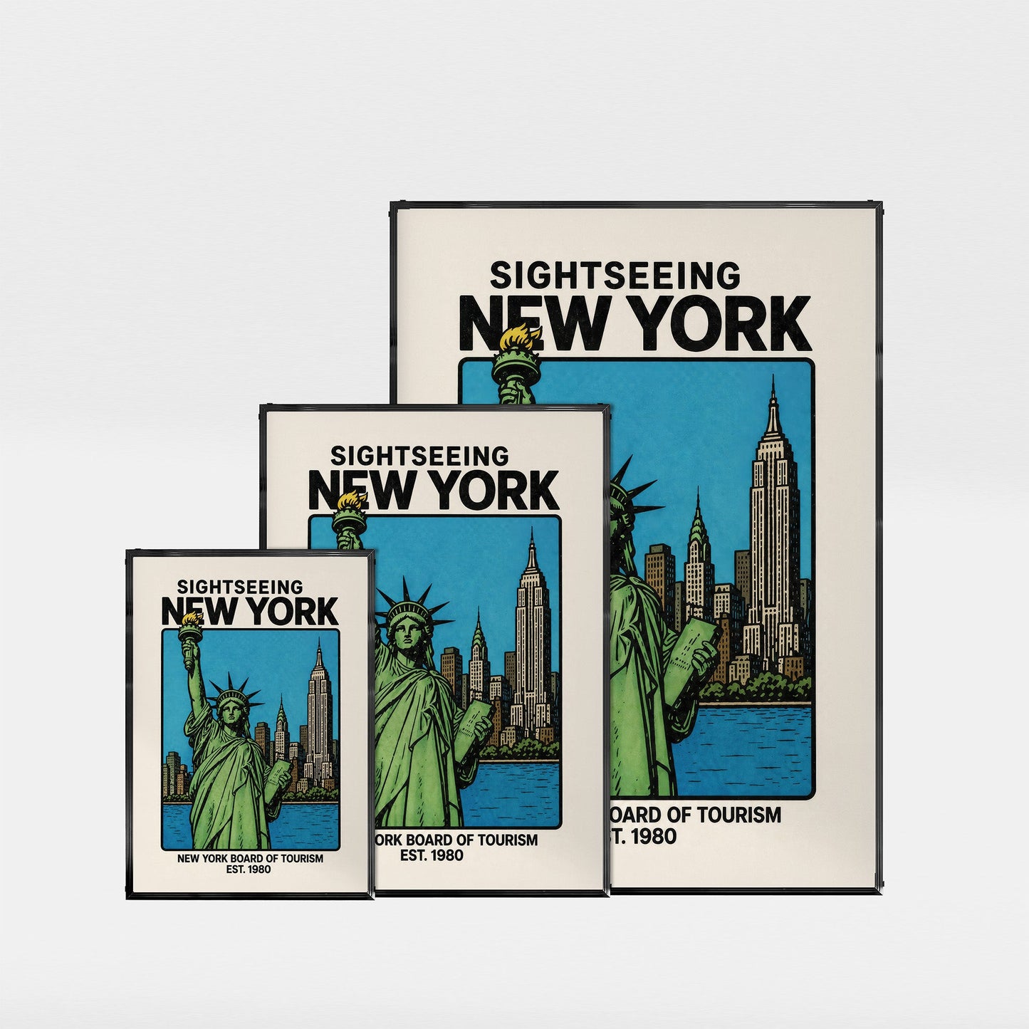 「SIGHTSEEING NEW YORK」ヴィンテージトラベルポスター - Ink Jp