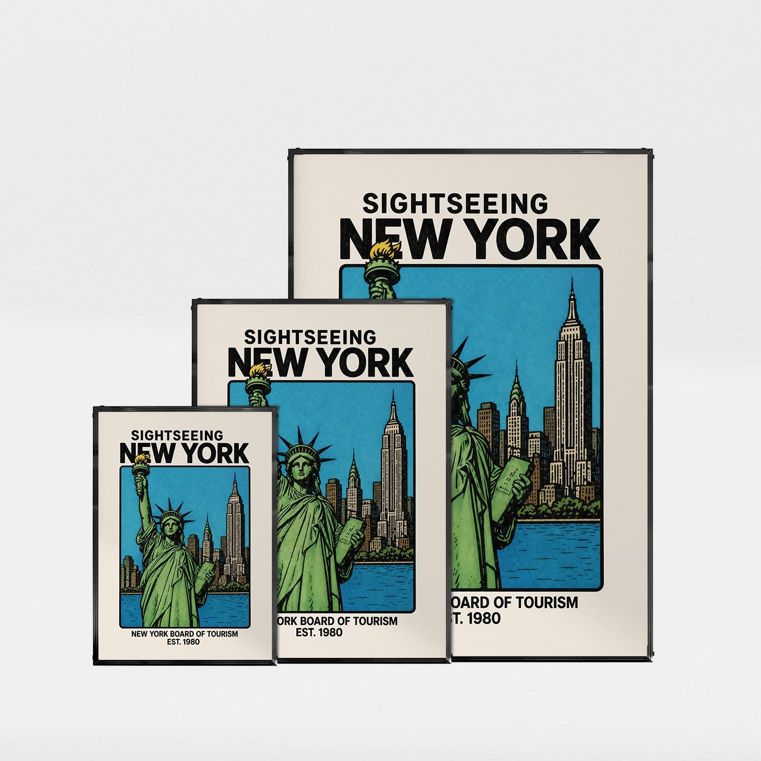「SIGHTSEEING NEW YORK」ヴィンテージトラベルポスター - Ink Jp
