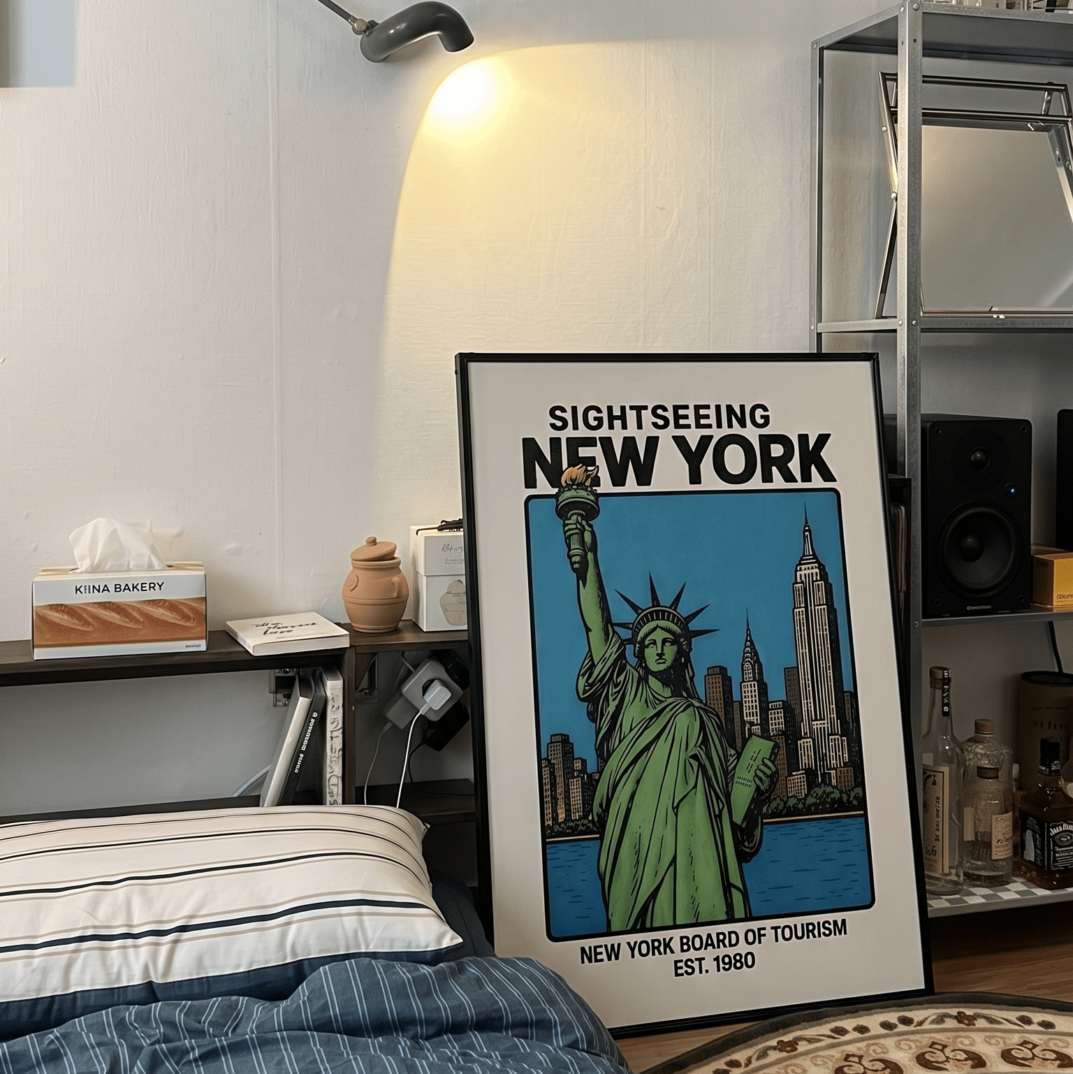 「SIGHTSEEING NEW YORK」ヴィンテージトラベルポスター - Ink Jp