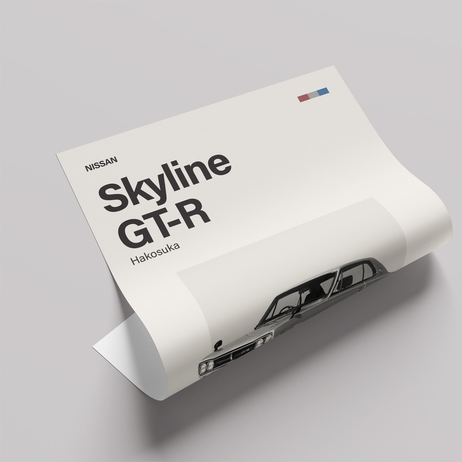 Skyline GT-R ミニマリストアートポスター - Ink Jp