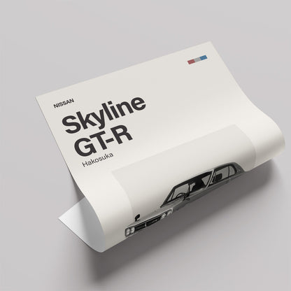 Skyline GT-R ミニマリストアートポスター - Ink Jp