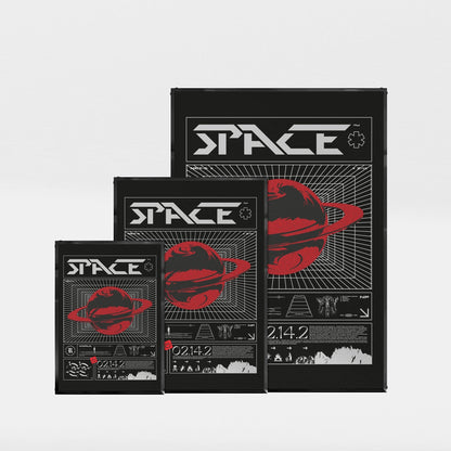 「SPACE」グラフィックアートポスター - Ink Jp
