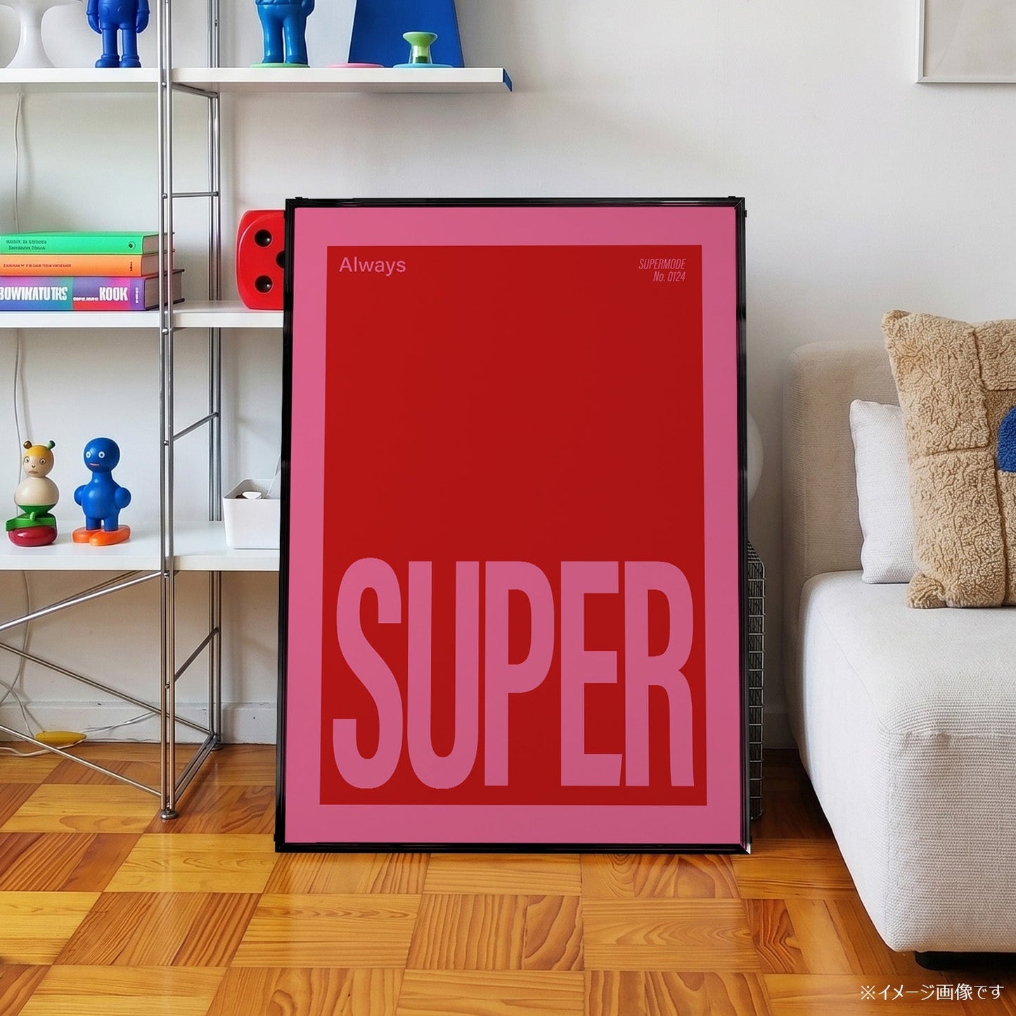 「SUPER」タイポグラフィポスター - Ink Jp