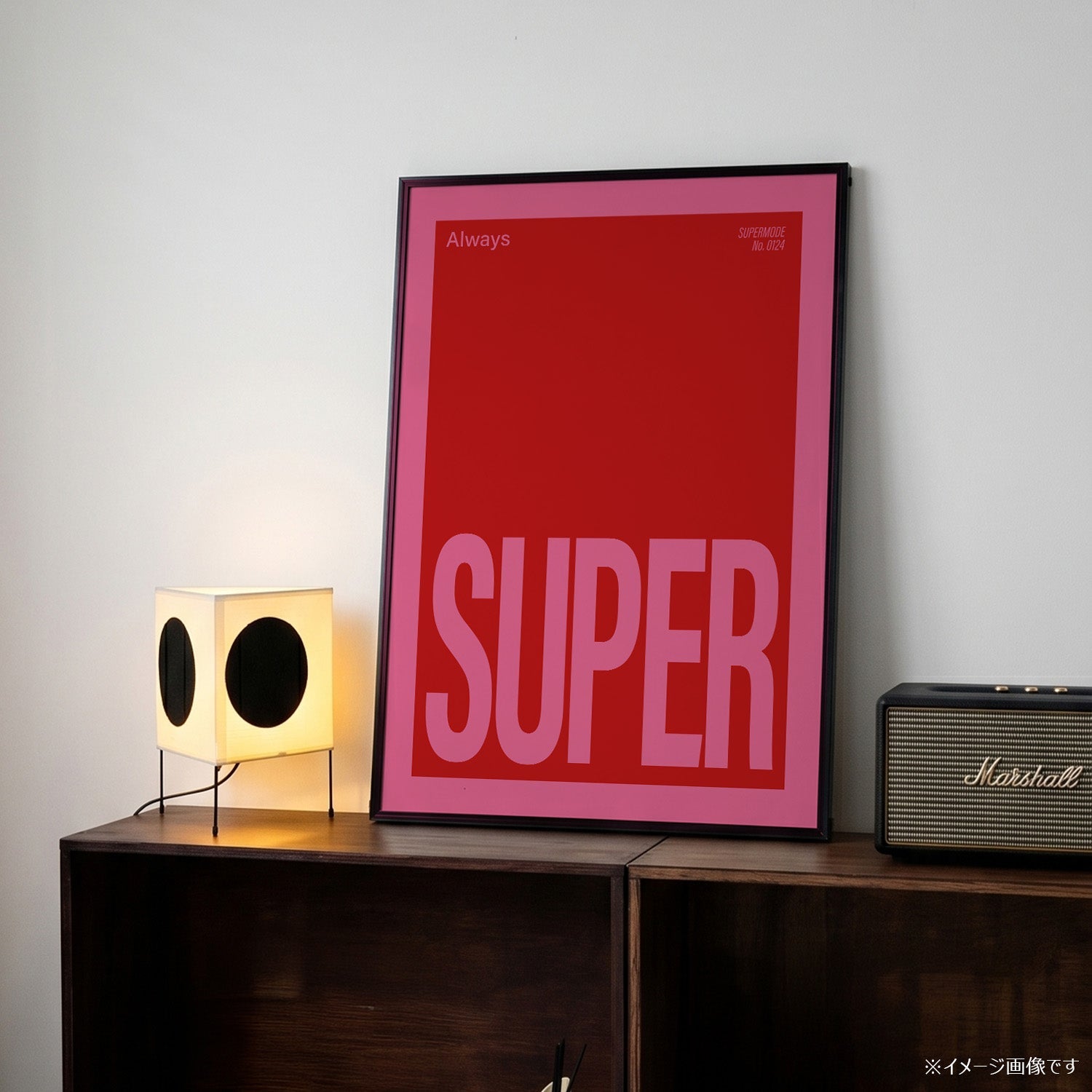 「SUPER」タイポグラフィポスター - Ink Jp