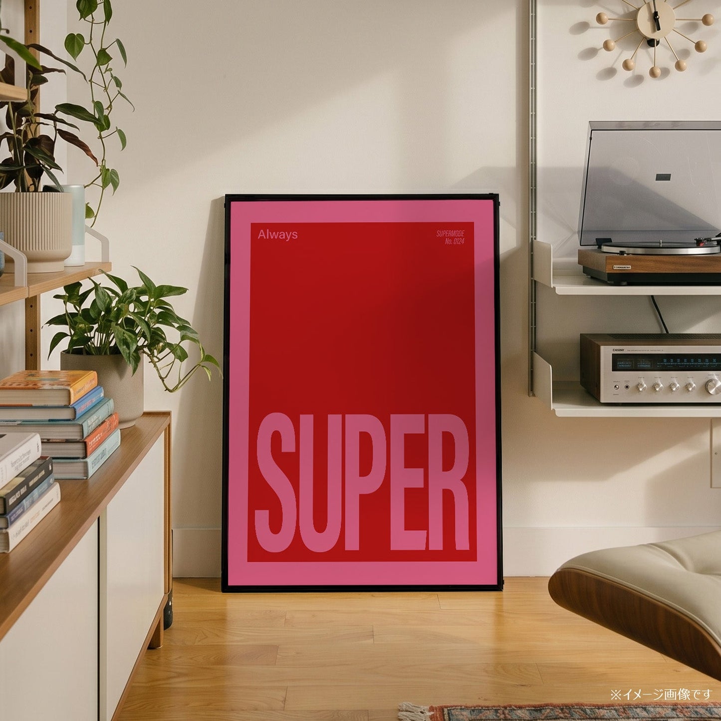 「SUPER」タイポグラフィポスター - Ink Jp