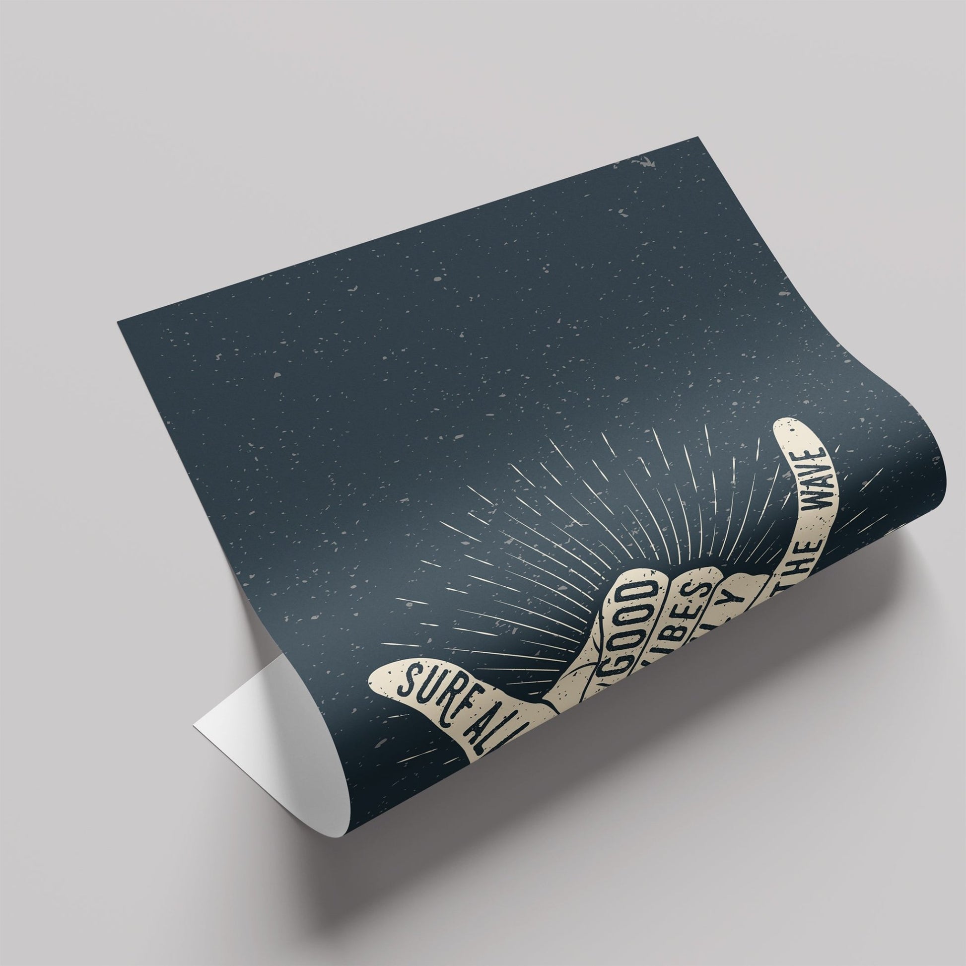 「Surf Club」サーフカルチャーグラフィックアートポスター - Ink Jp