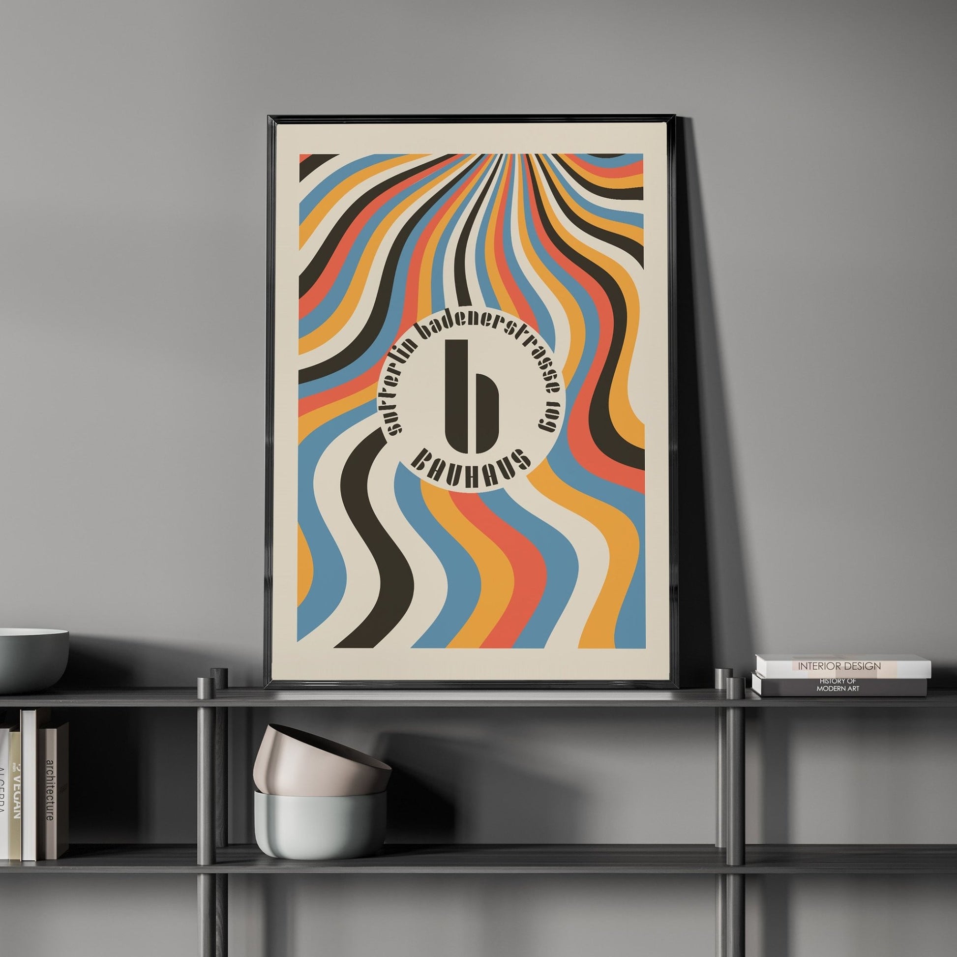 バウハウスデザインポスター SÜTTERLIN BADENERSTRASSE 109 - Ink Jp