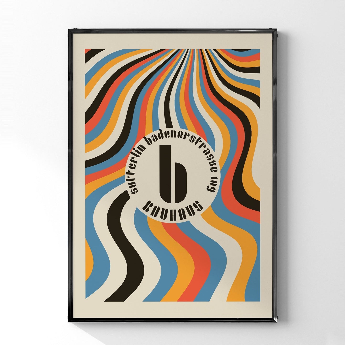 バウハウスデザインポスター SÜTTERLIN BADENERSTRASSE 109 - Ink Jp