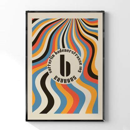 バウハウスデザインポスター SÜTTERLIN BADENERSTRASSE 109 - Ink Jp