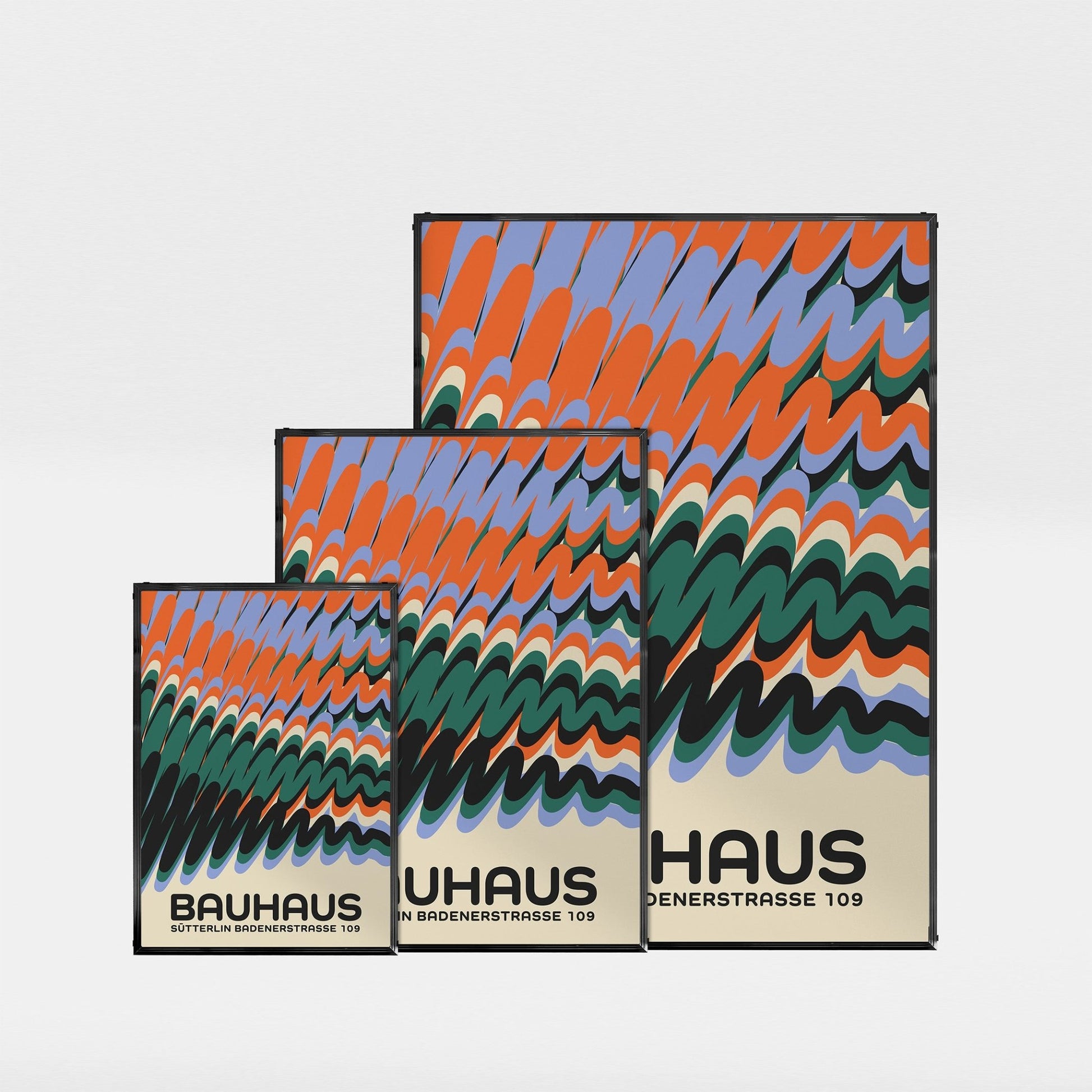 バウハウスデザインポスター SÜTTERLIN BADENERSTRASSE 109 - Ink Jp
