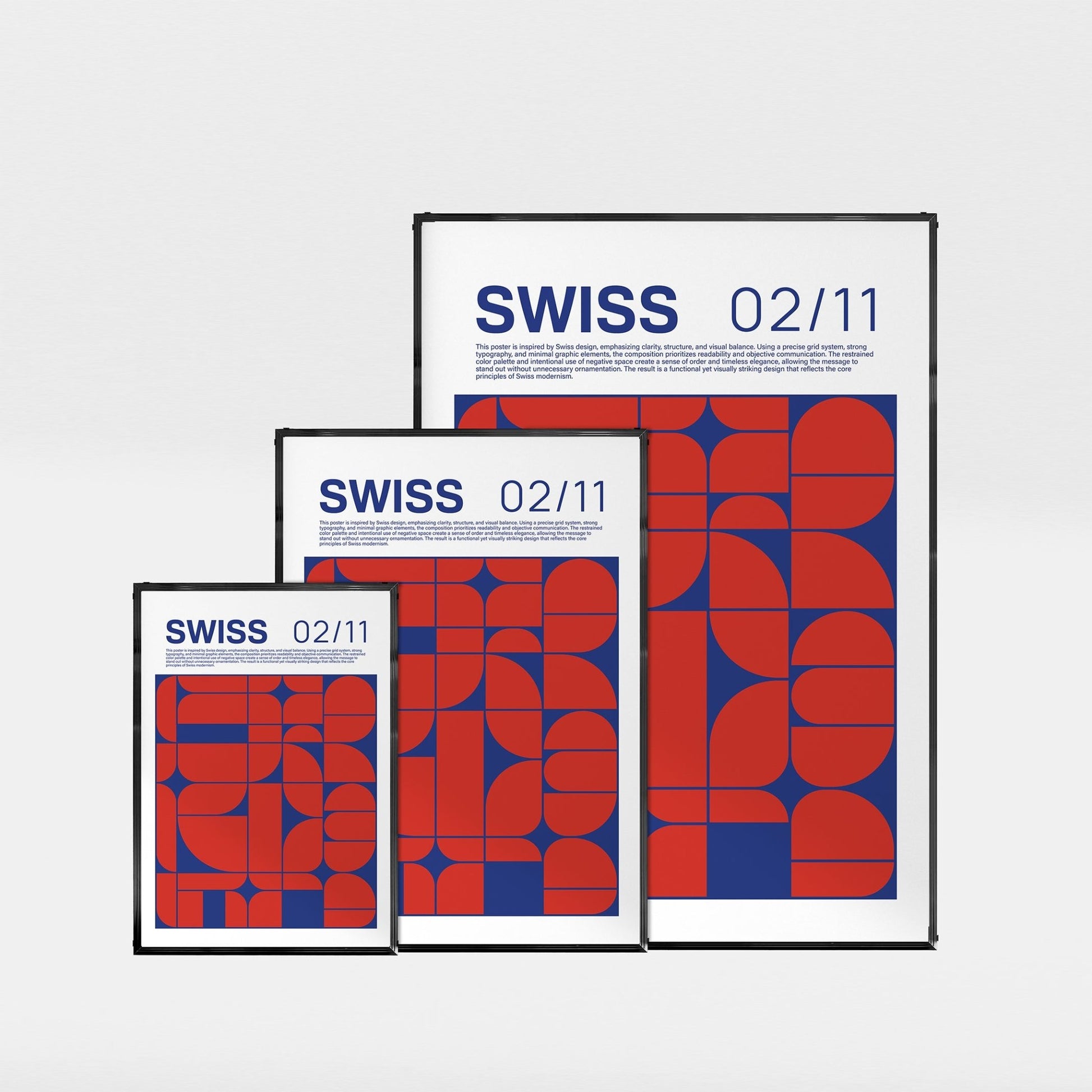 「SWISS」グラフィックアートポスター - Ink Jp