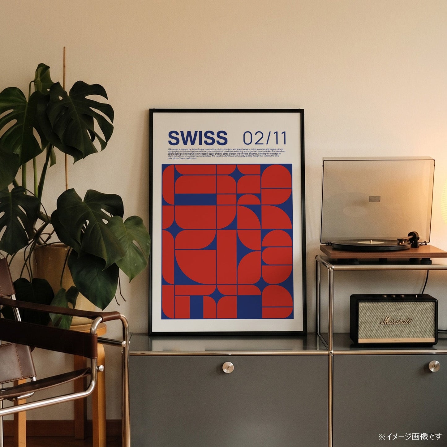「SWISS」グラフィックアートポスター - Ink Jp