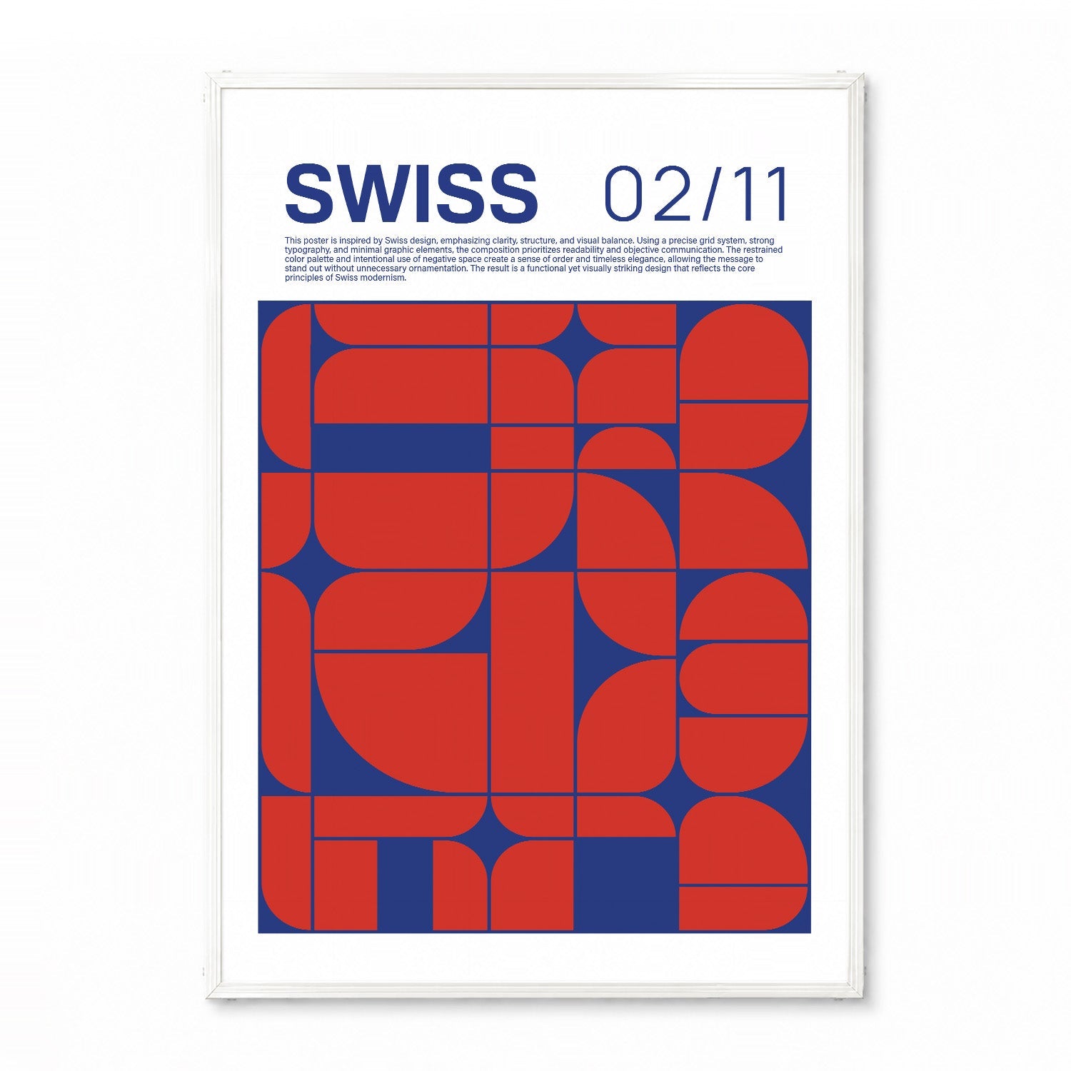 「SWISS」グラフィックアートポスター - Ink Jp