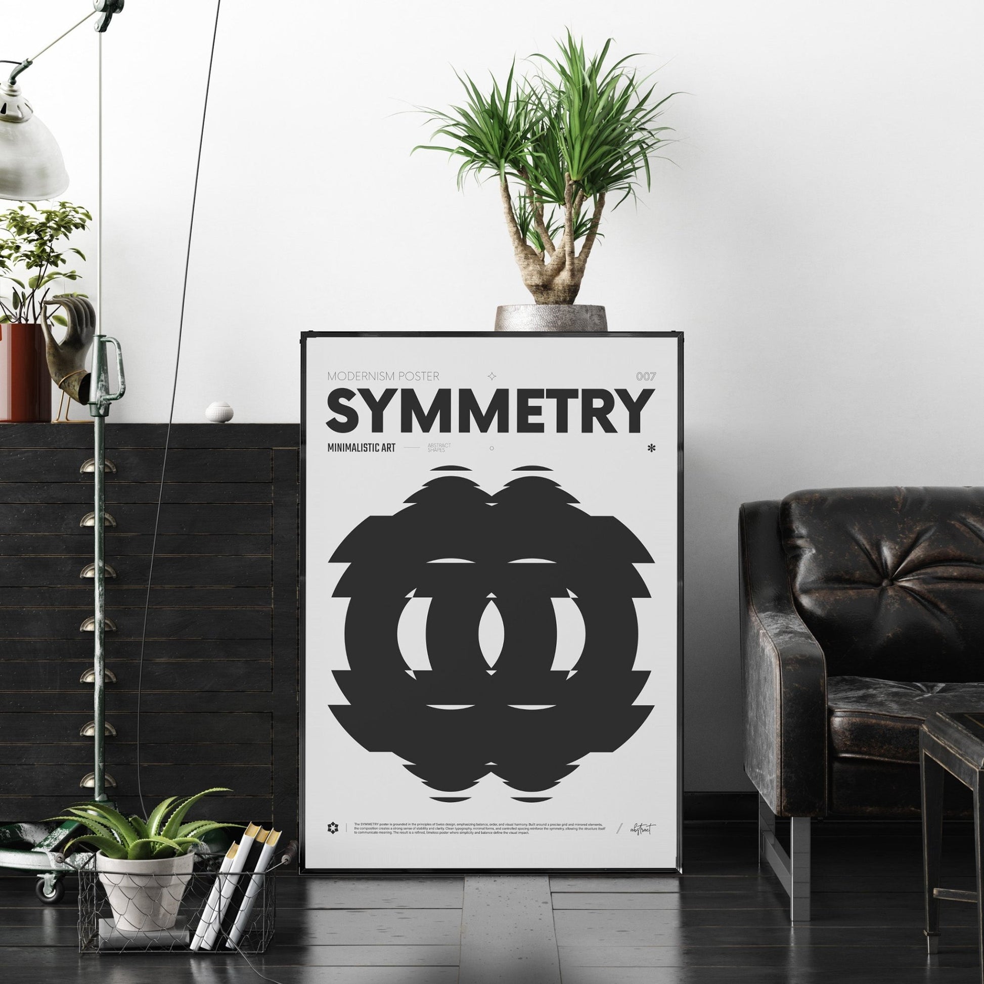 「SYMMETRY」グラフィックアートポスター - Ink Jp