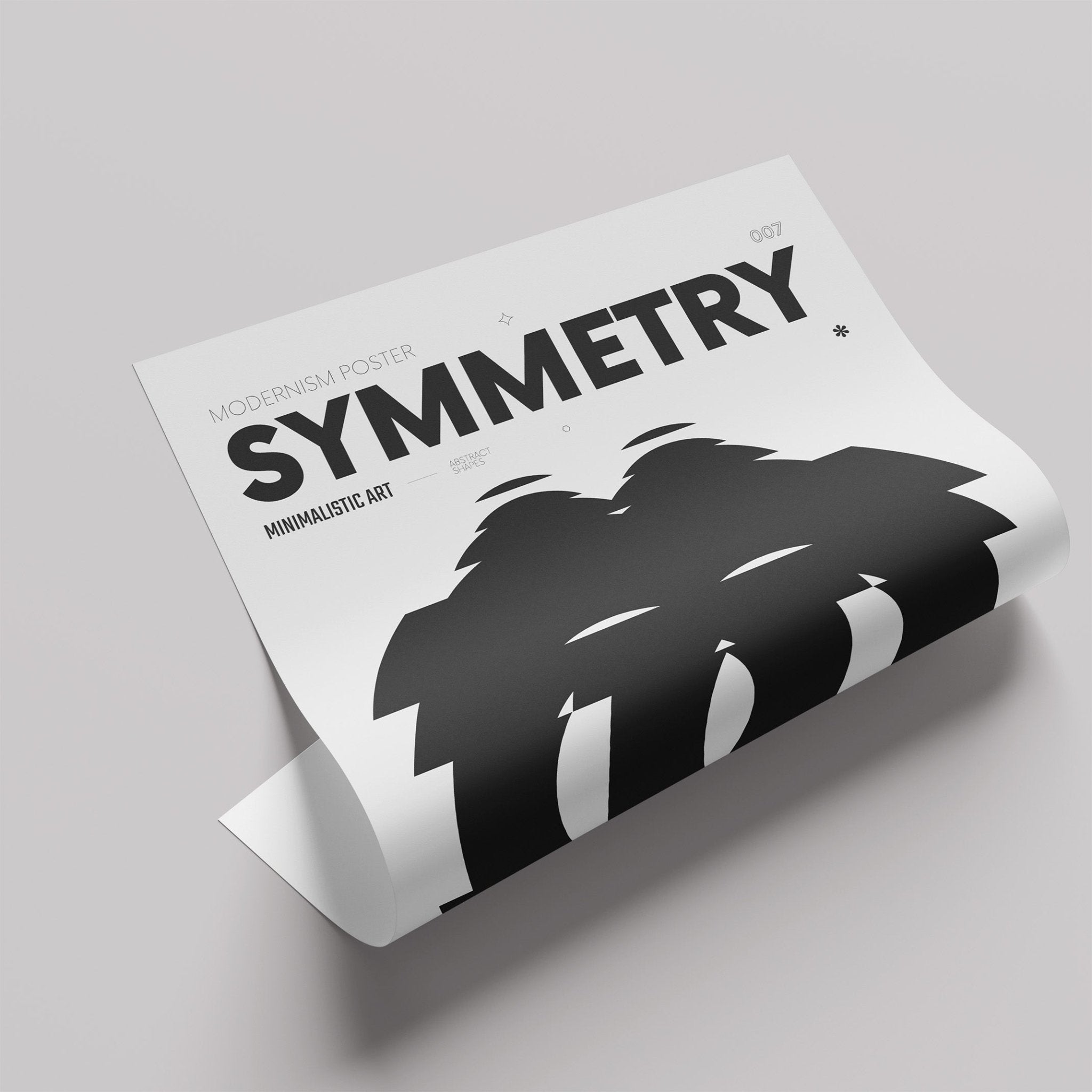 SYMMETRY」グラフィックアートポスター – Ink Jp
