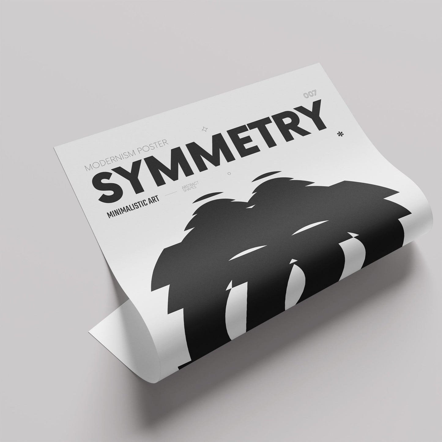 「SYMMETRY」グラフィックアートポスター - Ink Jp