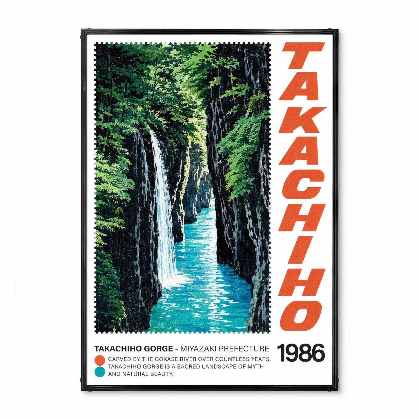 「TAKACHIHO」ヴィンテージトラベルポスター - Ink Jp