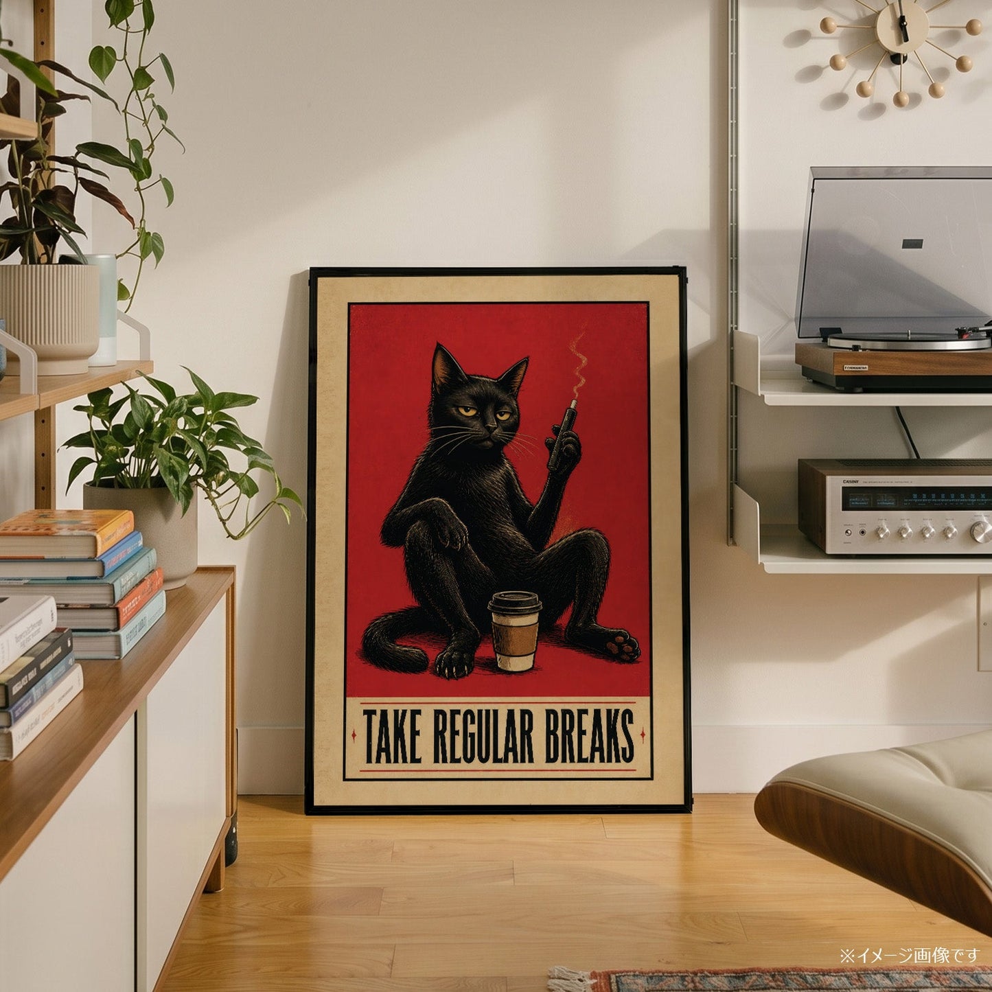 「TAKE REGULAR BREAKS」ヴィンテージユーモアポスター - Ink Jp