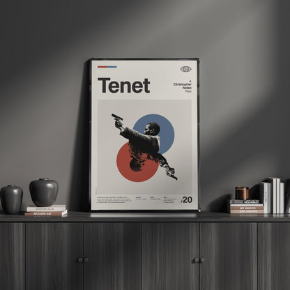 「TENET テネット」ミニマリストアートポスター - Ink Jp
