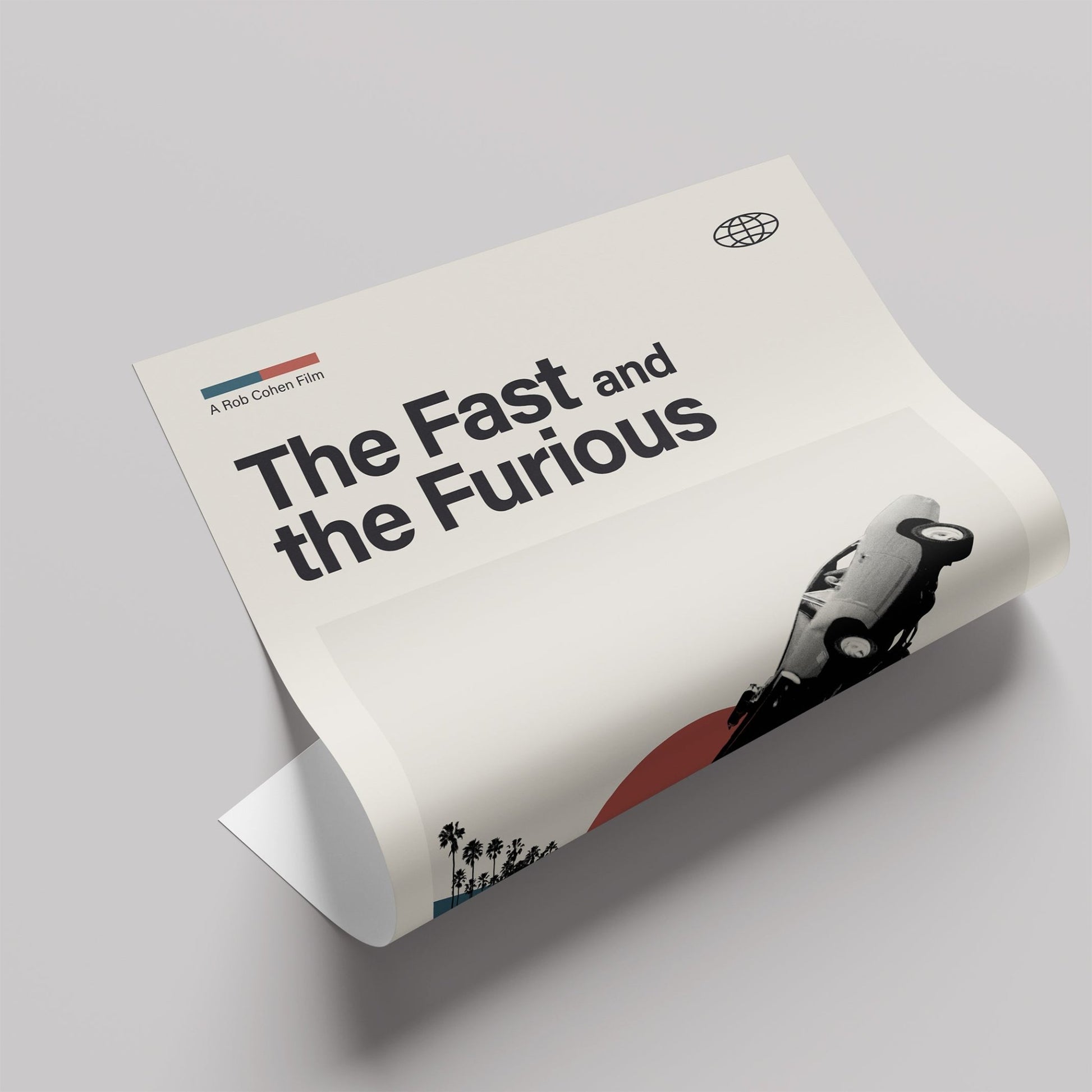 「ワイルド・スピード The Fast and the Furious」ミニマリストアートポスター - Ink Jp