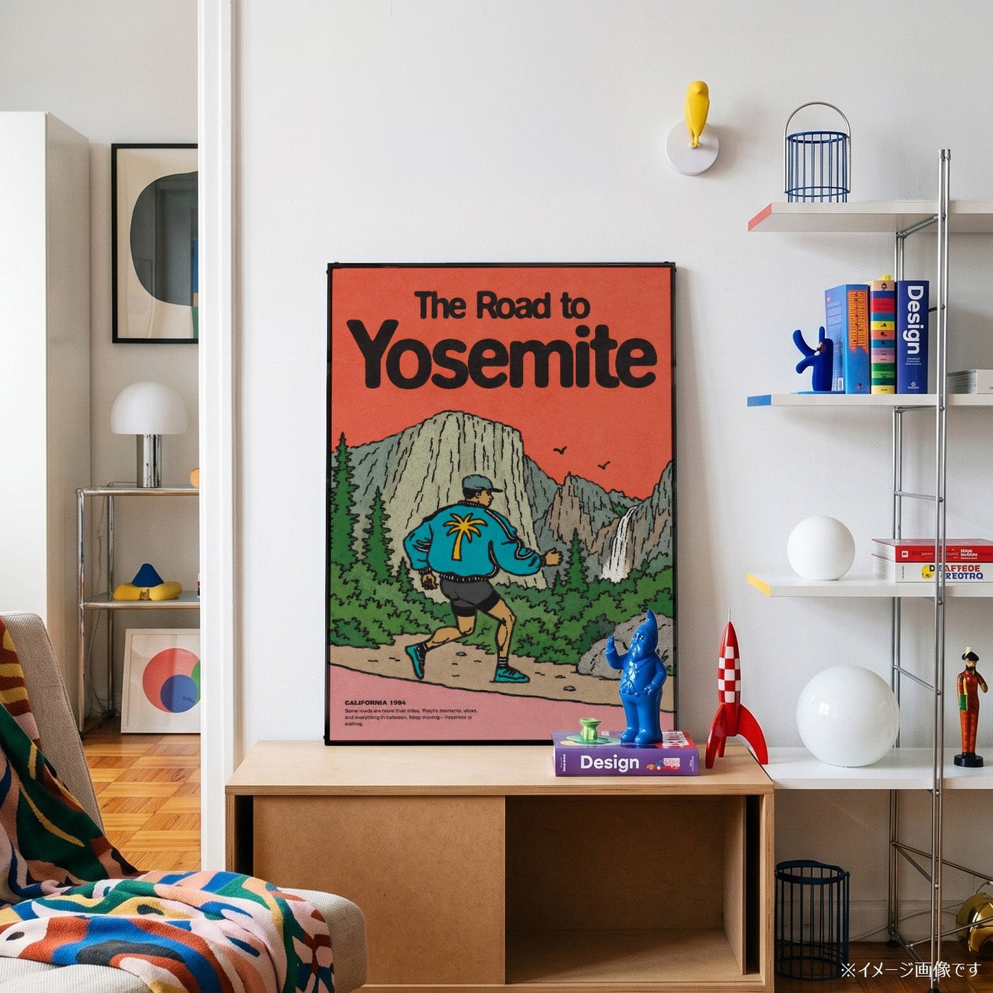 「The Road to Yosemite」ヴィンテージトラベルポスター - Ink Jp