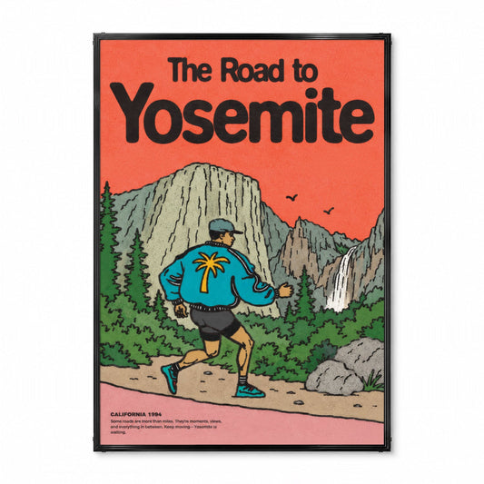 「The Road to Yosemite」ヴィンテージトラベルポスター - Ink Jp