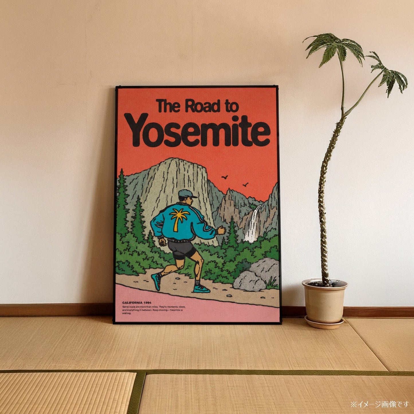 「The Road to Yosemite」ヴィンテージトラベルポスター - Ink Jp