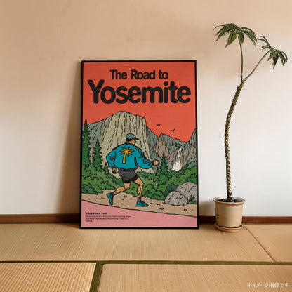 「The Road to Yosemite」ヴィンテージトラベルポスター - Ink Jp