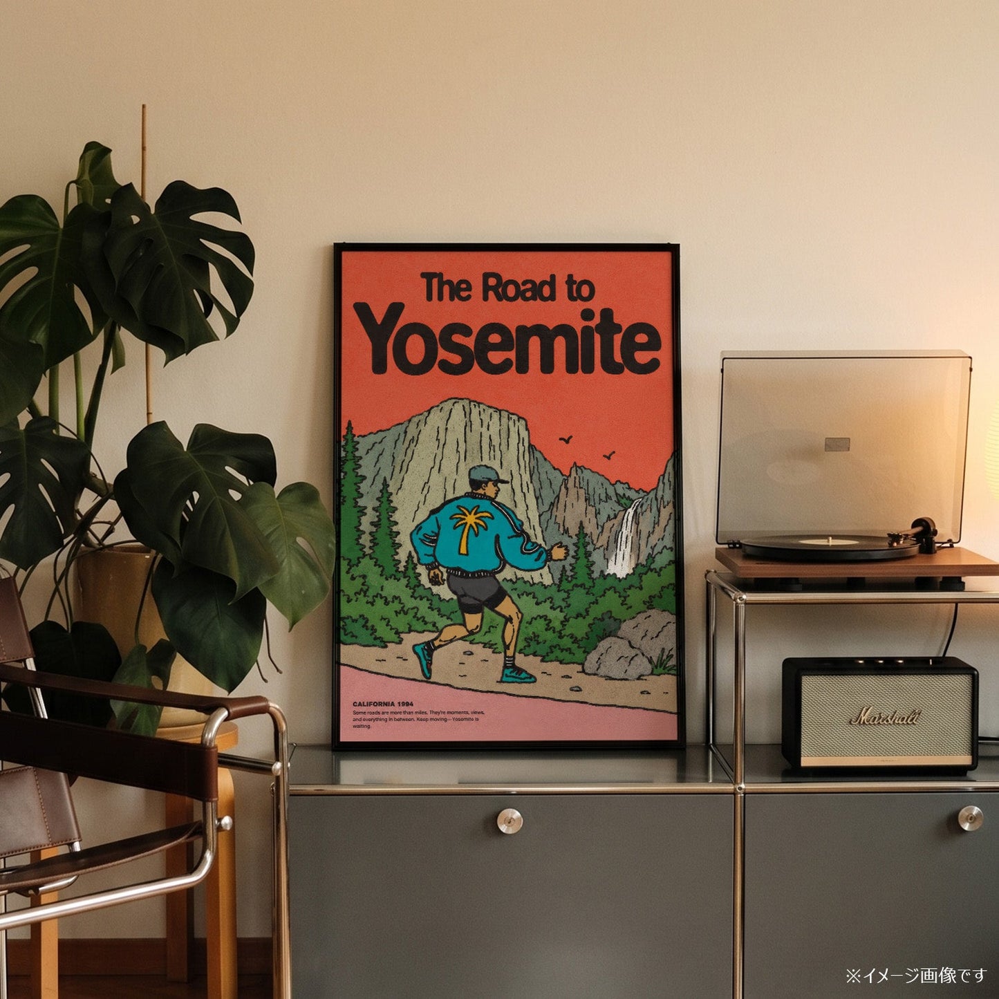 「The Road to Yosemite」ヴィンテージトラベルポスター - Ink Jp